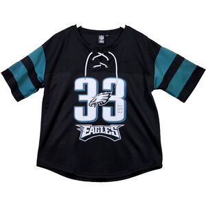 Philadelphia Eagles Women's Football Jersey NFL Team Apparel Lace Up Est 33 XL